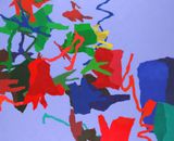 Mid-Morning by Harold Cohen contemporary artwork painting
