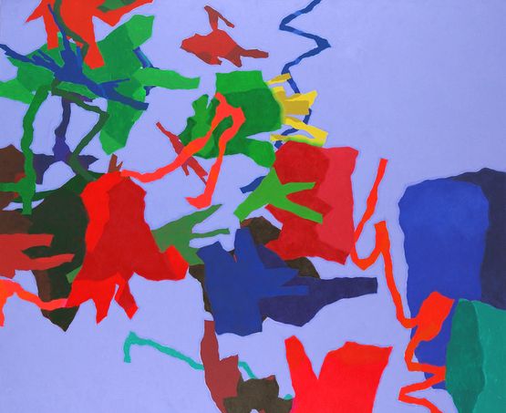 Mid-Morning by Harold Cohen contemporary artwork Painting