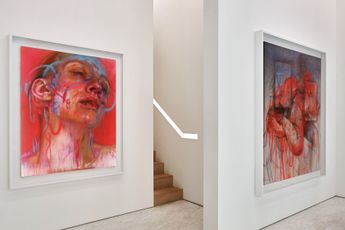 Contemporary art exhibition Jenny Saville Latent at Gagosian rue de Castiglione Paris France