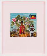 Going for Tjala Honey Ants by Kaylene Whiskey contemporary artwork painting works on paper