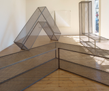 Hanging Soft and Standing Hard by Robert Morris contemporary artwork sculpture