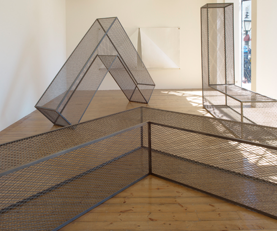Hanging Soft and Standing Hard by Robert Morris contemporary artwork Sculpture