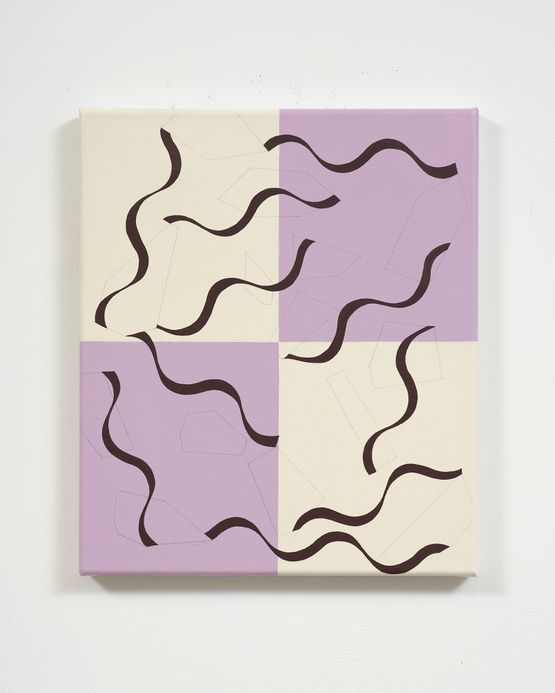 Violets by Selina Foote contemporary artwork Painting