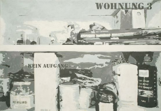 Bedingungen und Moglichkeiten Stillleben N2 by Heribert Ottersbach contemporary artwork Painting
