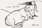 Little Boodge by David Hockney contemporary artwork Works on Paper
