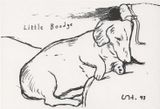 Little Boodge by David Hockney contemporary artwork print works on paper
