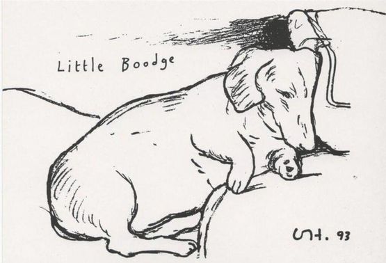 Little Boodge by David Hockney contemporary artwork Works on Paper