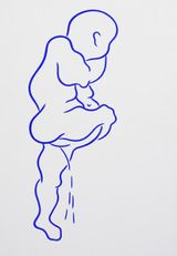 Ohne Titel Pinkler by Aldo Walker contemporary artwork painting