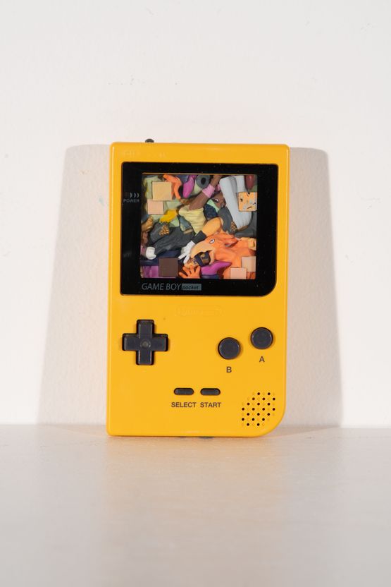 GAME BOY pocket Display by Three contemporary artwork Sculpture