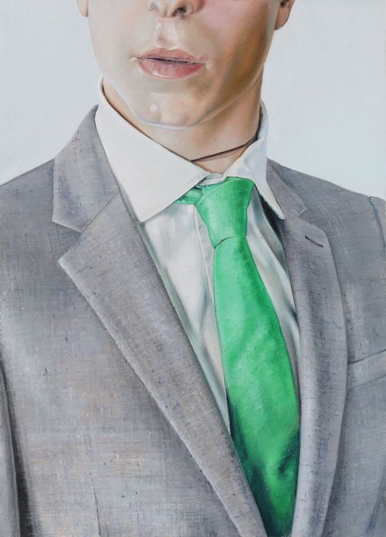 Dad in Prada and YSL by Michael Zavros contemporary artwork Painting