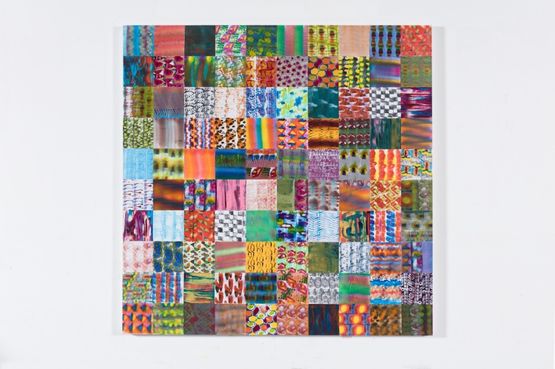 Quadricula II by Luiz Zerbini contemporary artwork Painting