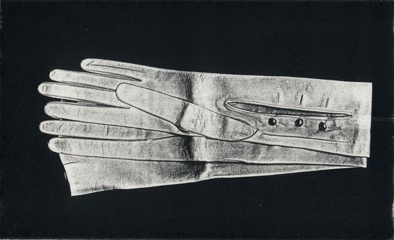 Untitled white gloves by Pati Hill contemporary artwork Print