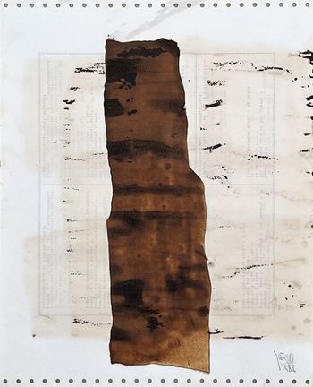 Soy Sauce Drawing 6 by Yang Jiechang contemporary artwork works on paper