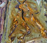 Within the figure by Manuel Mathieu contemporary artwork mixed media