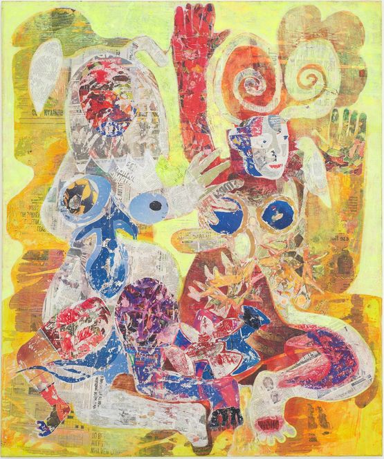 Messenger by Henry Mzili Mujunga contemporary artwork Painting