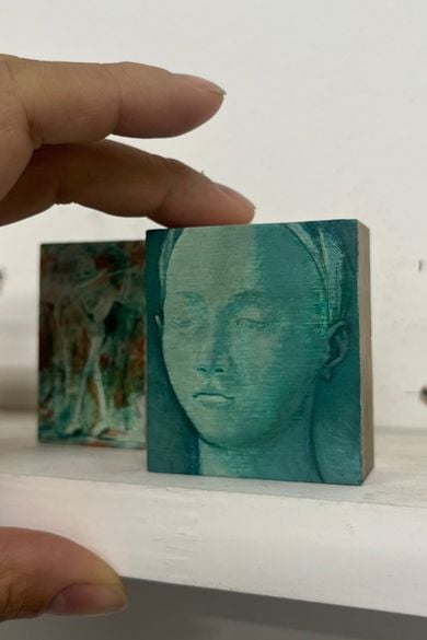 Brook Hsu’s Glowing Paintings at Sant'Andrea de Scaphis