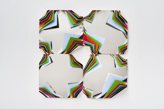 Metal Box Celestial Orchid by Jim Lambie contemporary artwork Painting