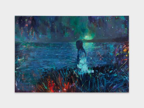 Noite by Helio Luis contemporary artwork Painting