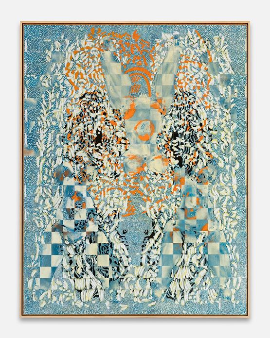 Recorda XIV by Francois Rouan contemporary artwork Painting