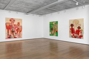 Contemporary art exhibition Roby Dwi Antono TUK at Almine Rech London United Kingdom