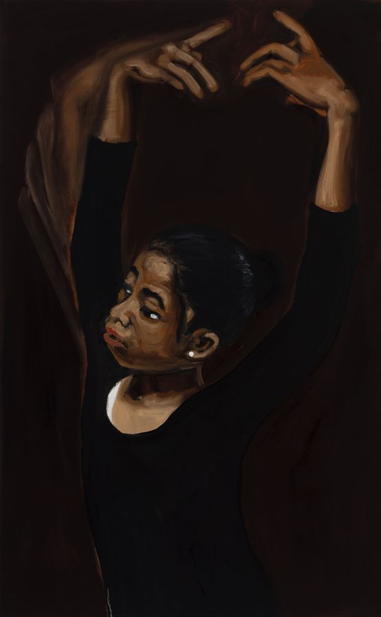 With grace by Jerrell Gibbs contemporary artwork Painting