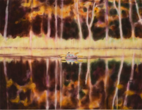 Waterfront Scenery 201704 by Naofumi Maruyama contemporary artwork Painting