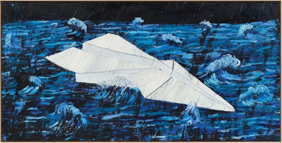 Wave Kissed by Angel Otero contemporary artwork Painting