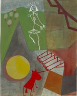 Dancer by Peter Blake contemporary artwork painting