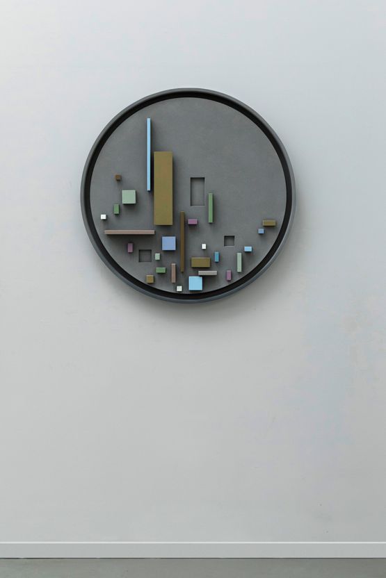 Modernistic Wall Piece a silent conversation with Philippe Van Snick 1 by Hans Op De Beeck contemporary artwork Sculpture