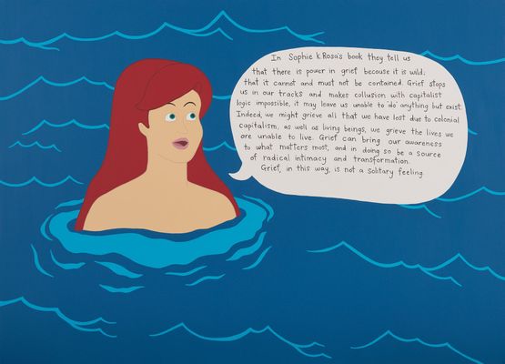 There is Power in Grief by Ayesha Green contemporary artwork Painting
