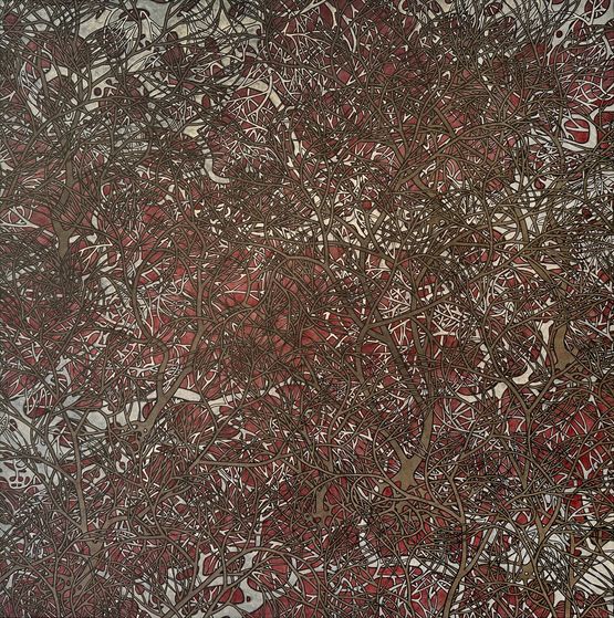 THE DESIRE OF LIBIDOVEINS OF THE EARTH NO. 02 by Lao Tongli contemporary artwork Painting