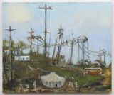 Tent by Verne Dawson contemporary artwork painting works on paper