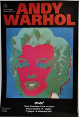 EXMA Original Authentic Poster by Andy Warhol contemporary artwork print