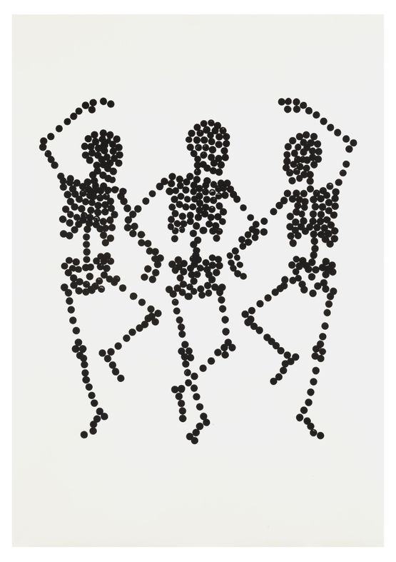 Dance to Dust Drawings 15 by Carlos Amorales contemporary artwork Works on Paper