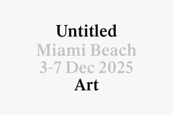 Contemporary art exhibition Untitled Art Miami Beach 2025 at Wilding Cran Gallery  Los Angeles United States