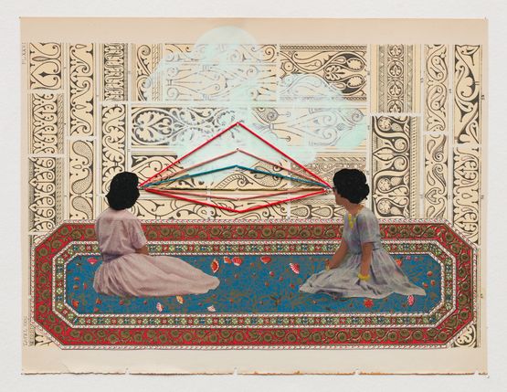 Maya the wonder of it all by Suchitra Mattai contemporary artwork Painting