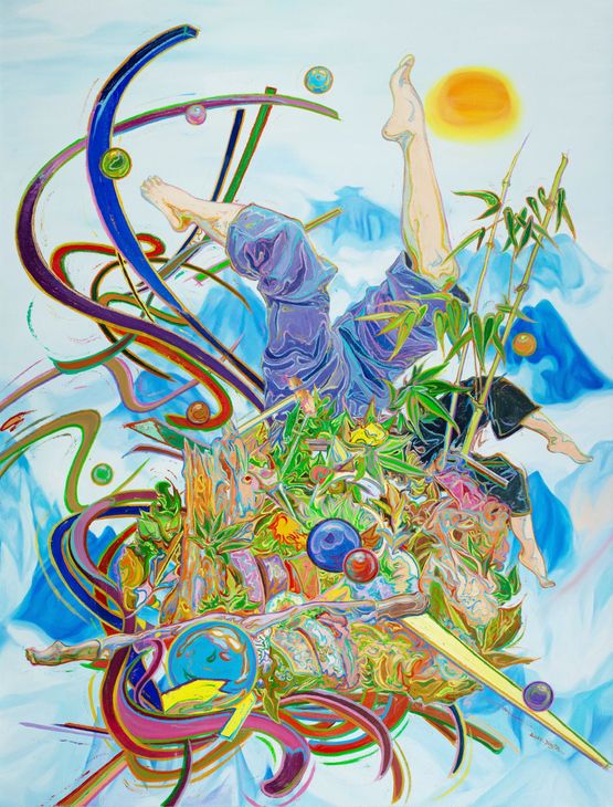 Recurrent Gathering by You Jin contemporary artwork Painting