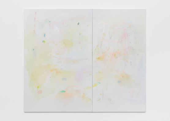 Dancing Diptych by Maaike Schoorel contemporary artwork Painting