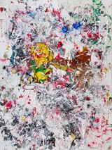 Landscape No.1 by M Michael Chow  contemporary artwork mixed media painting
