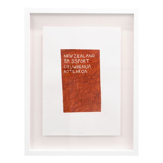 Passport 1 by Ayesha Green contemporary artwork Painting