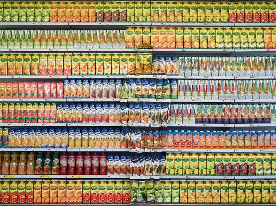 Hiding in Italy - Fruit Juices by Liu Bolin contemporary artwork Print