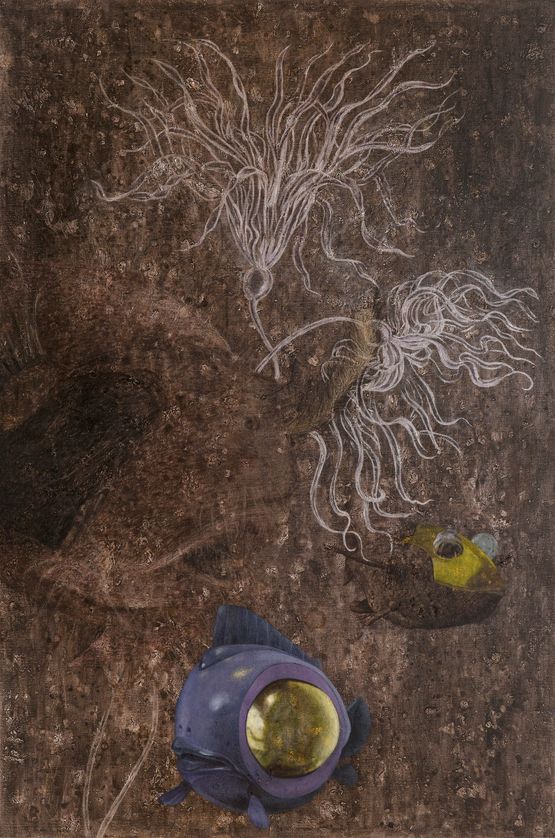 Wanderers of the Abyssal Darkness. The Bigeye L1802 by Yang Mao-Lin contemporary artwork Painting