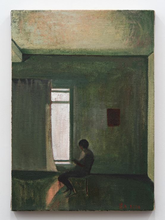 Reading by Xiao Jiang contemporary artwork Painting