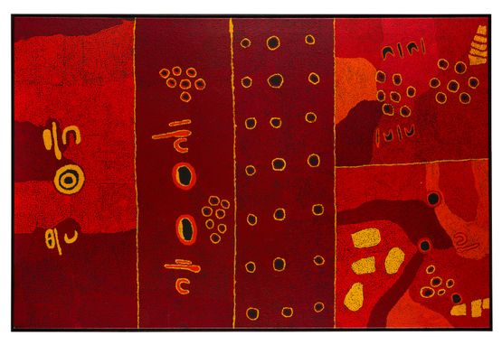 Minyma Kutjara by Maringka Baker contemporary artwork Painting