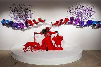 Contemporary art exhibition Mary Sibande Unhand Me Demon at Kavi Gupta Washington Blvd Chicago United States