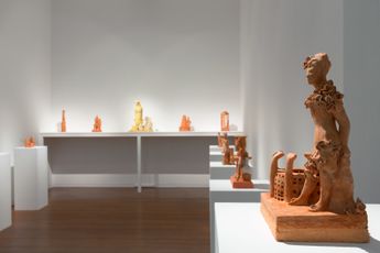 Contemporary art exhibition Linda Marrinon Architects Terracotta at Roslyn Oxley9 Gallery Sydney Australia