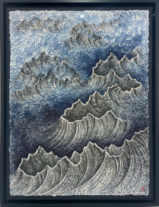 Irruption by Hyun-Joung Lee contemporary artwork Works on Paper