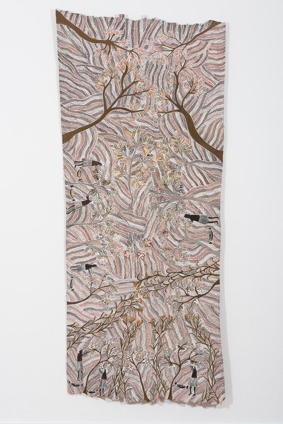 Edge of the Jungle by Yalmakany Marawili contemporary artwork Painting