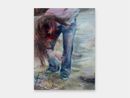 Between Feet and Sand by Carlotta Mazzariol contemporary artwork Painting
