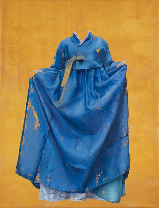 Madonna del Parto by Helena Parada Kim contemporary artwork Painting
